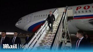 Putin arrives in Turkmenistan for a meeting with Iran's President