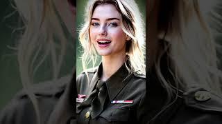 Beautiful Female Soldier Singing "KATYUSHA" #femalesoldier
