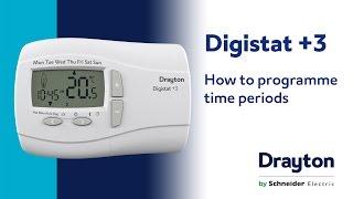 How to programme time periods on the Drayton Digistat +3