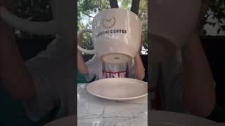 #Huge And #Oversized #Cup #shorts #Baku #azerbaijan #azerbaycan #teatime  #Amil #Amilands #mukbang