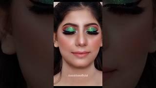 Glittery CutCrease Eyemakeup Tutorial by Asma Khan #shorts #eyemakeuptutorial #asmakhan #makeup