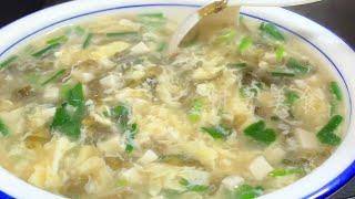 When the weather is cold, you should drink more tofu and seaweed three fresh soup. Let me