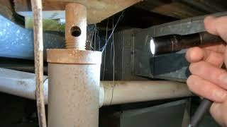 ⤴#Floor joists JACKED UP too high-lifted off #foundation and #beam#flooring#structure#home#oldhouse