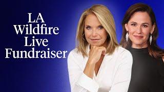 Jennifer Garner and Katie Couric host live fundraiser for California wildfire victims