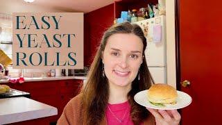 SUPER Easy 30 Min Yeast Rolls