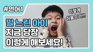 말 느렸던 내 아이 말문 트이게 한 방법 5가지 | 언어자극 놀이법, 장난감 추천, 실생활 대화법