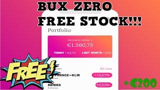 HOW TO GET A FREE STOCK USING BUX ZERO [EUROPE] [€200]