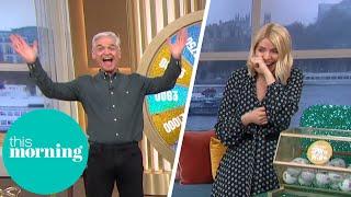 Most Excited Spin to Win Contestant Ever Has Phillip & Holly in Stitches | This Morning