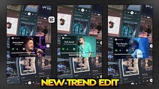 Spotify Trending Reels Video Editing | Spotify Card Video Edit | Capcut Tutorial