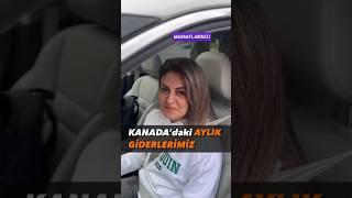 Kanadada AYLIK GİDERLERİMİZ #kanada #kanadayagöç