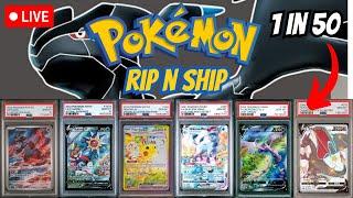 LIVE Pokemon RIP N SHIP! BEST HIGH END PSA 10 NIGHT EVER!
