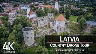 【4K】1 ½ HOUR DRONE FILM: «The Nature of Latvia»  Ultra HD  Chillout (2160p Ambient UHD TV)