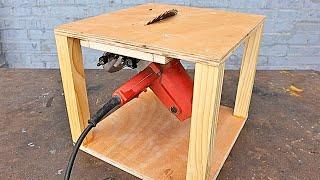 Great angle adjustable circular saw idea for you / Homemade handheld circular saw