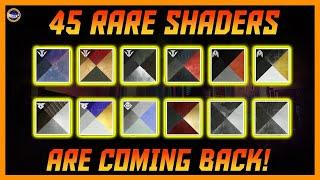 ADA To Start Selling Old Rare Shaders In Lightfall! Here is Every Single One!