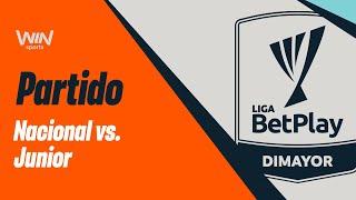 Nacional vs. Junior  EN VIVO | Liga BetPlay 2024-2 | Fecha 10