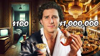 Probando Comida de HOTEL: $100 vs $1,000,000