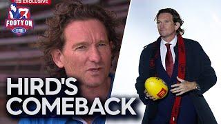 James Hird opens up on his surprise return to the footy world - Footy on Nine