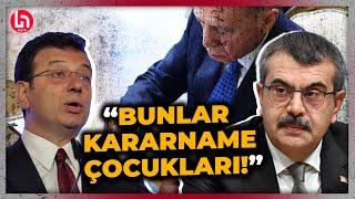 Ekrem İmamoğlu'ndan mezuniyetine 'katakulli' diyen Bakan Yusuf Tekin'e zehir zemberek sözler!