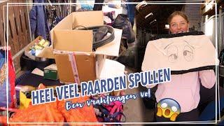 Een VRACHTWAGEN VOL aan DONATIE spullen!! || Paardzoektbaas