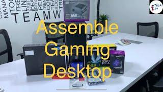 How to build assemble gaming desktop pc step by step for beginner