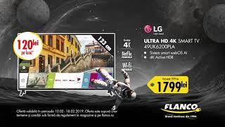 Black Week la Flanco, cu oferte fără limite | Televizor smart LG, 4K, 123 cm