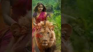 Jalwa Re Jalwa #lion #girl #india #viralvideo #ai #funny #ytshorts #shorts  #jungle #adventure