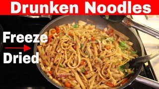 Freeze Dried Drunken Noodles -- Pad Kee Mao #freezedriednoodles