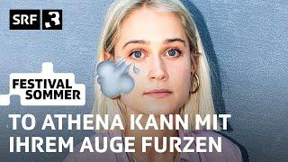 Gurten: To Athena, Königin der seltsamen Geräusche (Sprinterview) | Festivalsommer 2024 | SRF 3