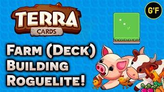 COZY Farm Deckbuilding Rougelite!!! [ TERRACARDS ] Gameplay