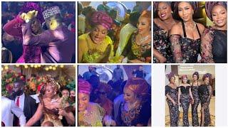 BIANCA OJUKWU,PETER OBI,NELO OKEKE ,OTHERS AT DINMA UMEH'S TRADITIONAL WEDDING.  #nigerianwedding