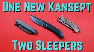 New Kansept TARKIN & Two Classic Sleepers!!! #edc #pocketknives #knives