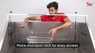 Maxima Electric Lifting Bathtub with Sliding Door | Professional Dog Grooming Bathtub | Pet Bathtub