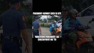 KUMAWAY LANG NAMAN SI ATE #automobile #jasontesorero #palawan #pnpgooddeeds