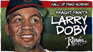 Larry Doby Oil Painting | Hall of Fame Monday