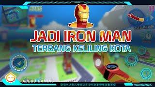 Om Dude jadi Iron Man di game Dude Theft Wars