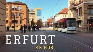 Erfurt Beautiful City Tour & Charming Streets | 4K Walking Tour in Germany