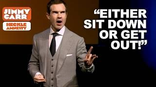 Jimmy Deals With Audience Member Causing Trouble | Jimmy Carr Vs Hecklers | Jimmy Carr