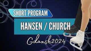 Elizabeth HANSEN / William CHURCH (USA) | Junior Pairs Short Program | Gdansk 2024