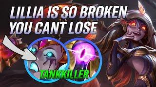 LILLIA IS SO BROKEN RIGHT NOW! THE BEST TANKKILLER! LILLIA WILD RIFT GAMEPLAY