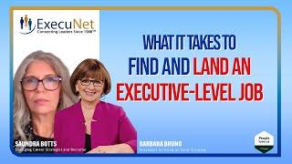 What it Takes to Find and Land an Executive-level Job