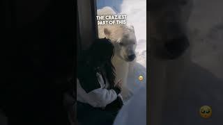 This girl became best friends with a polar bear ️