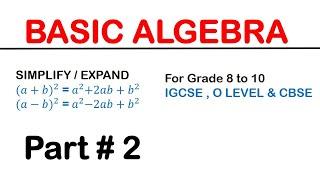 Basic Algebra Part 2| Easy Math | By Sir Shahzaib