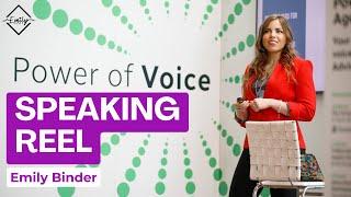 Speaking Reel - Emily Binder (Marketing, Branding, Voice)