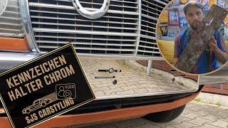 SJS CARSTYLING - Kennzeichenblenden Chrom für Mercedes Oldtimer  | Produktvorstellung