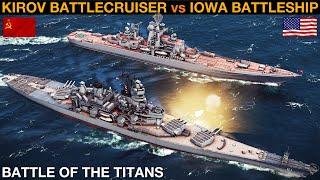 Sea Power | Four Kirov Battlecruisers vs Four Iowa Battleships (Naval Battle 141)