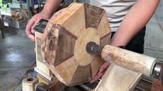 Segmented WoodTurning Secrets for the Beginner - Stunning and Unique Wood Decorative Bowl