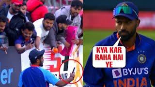 Hardik Pandya's shocking reaction when Sanju Samson was clicking photo's with his fans | INDvsIRE