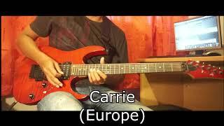 Carrie - Europe (Guitar Solo Cover)(AX8,Helix Native)