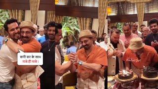 Sunny Deol Celebrated Anil Sharma, Randeep Hooda, Gopichand Malini's birthday, cut cake together