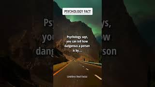 You can tell how dangerous a person is by#shorts
